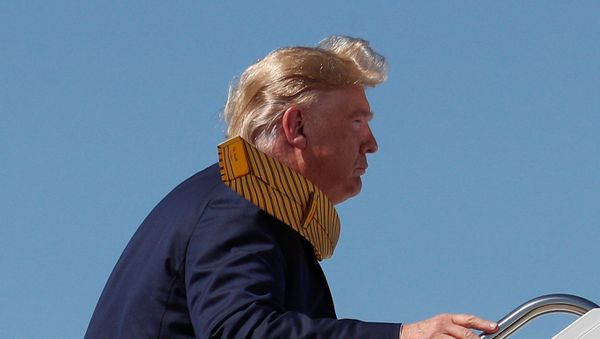 ABŞ Prezidenti Donald Tramp, arxiv şəkli - Sputnik Азербайджан
