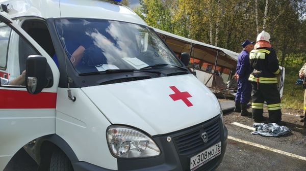 ДТП с пассажирским автобусом, фото из архива - Sputnik Азербайджан