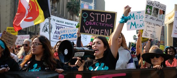 Активисты движения  #MeToo в Голливуде, США, фото из архива - Sputnik Азербайджан