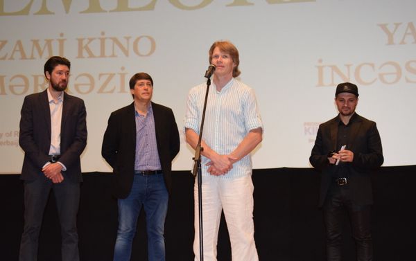 Российская делегация Недели российского кино в Азербайджане  - Sputnik Азербайджан