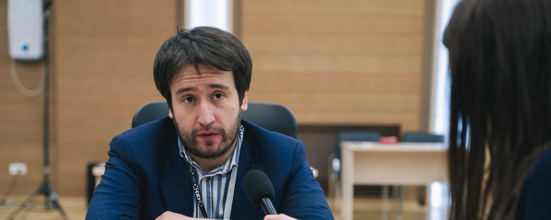 Азербайджанский гроссмейстер Теймур Раджабов на Кубке мира по шахматам в Ханты-Мансийске - Sputnik Азербайджан, 1920, 15.12.2020
