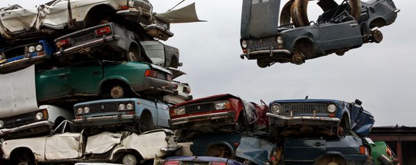Утилизации автомобилей, фото из архива - Sputnik Азербайджан