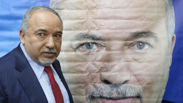 Авигдор Либерман на пресс-конференции в Тель-Авиве, фото из архива - Sputnik Азербайджан
