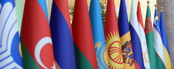 Эмблема и флаги участников Содружества Независимых Государств - Sputnik Азербайджан