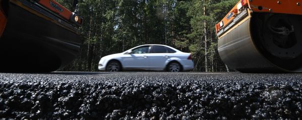 Ремонт автодорог, фото из архива - Sputnik Азербайджан
