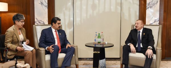 Azərbaycan Prezidenti İlham Əliyev və Venesuela Prezidenti Nikolas Maduro - Sputnik Азербайджан