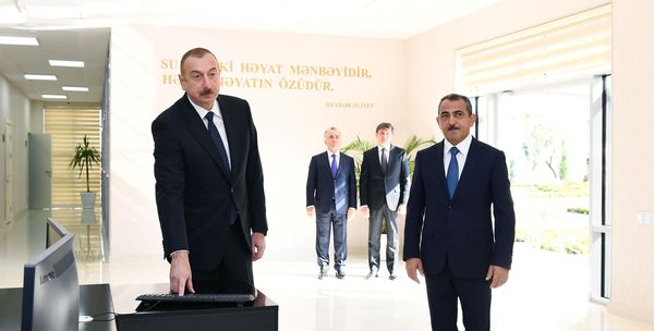Президент Алиев посетил Габалинский район - фото - Sputnik Азербайджан