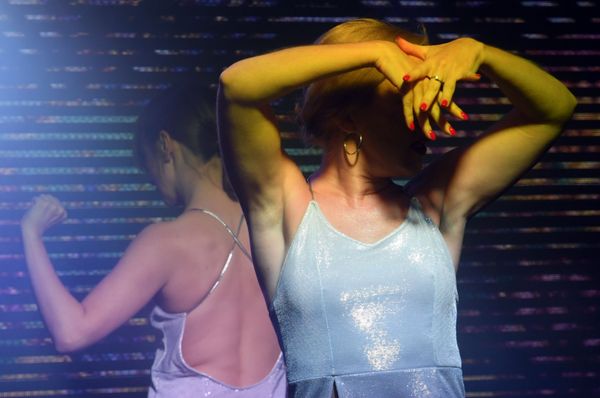 Участницы показа коллекции нижнего белья Senselle by Felina в рамках Lingerie Fashion Week в Москве - Sputnik Азербайджан