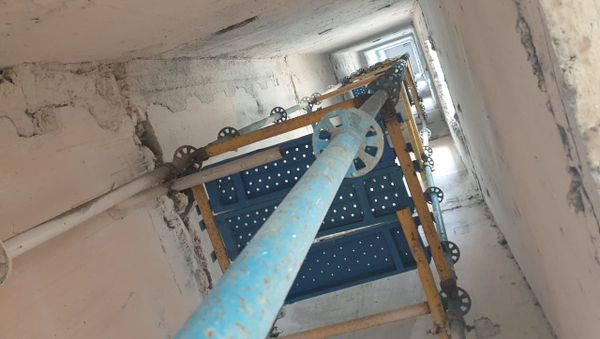 Bakıda liftlərin yenilənməsi işləri - Sputnik Азербайджан