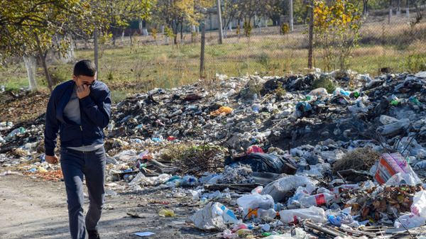 Мусорная свалка, фото из архива - Sputnik Азербайджан