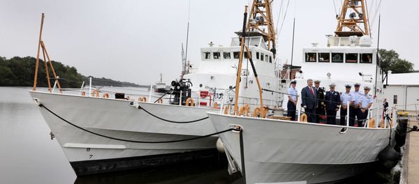 Катера типа Island, переданные Украине Соединенными Штатами - Sputnik Азербайджан