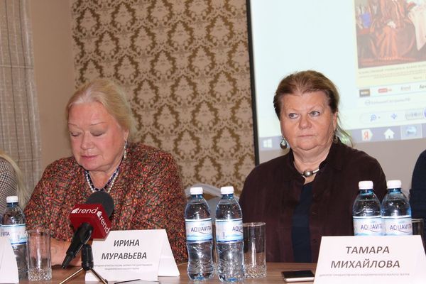 Ведущие актеры Малого театра Москвы в Баку: для нас это вкусные гастроли - Sputnik Азербайджан