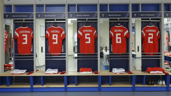 Russia dressing room - Sputnik Азербайджан