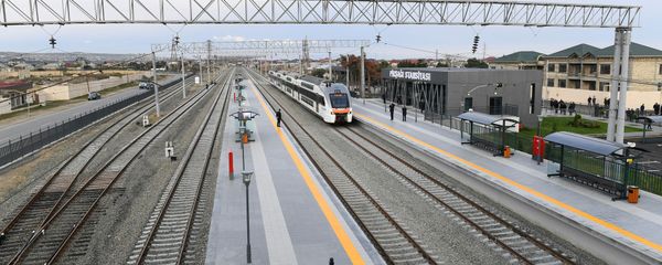 Pirşağı dəmir yolu stansiyası - Sputnik Азербайджан