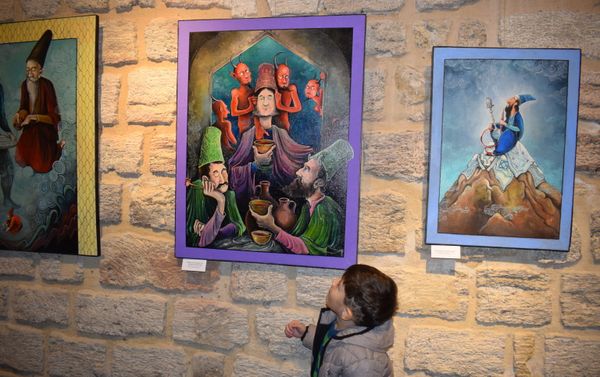 В галерее Art Tower открылась выставка азербайджанского художника Зохраба Салам-заде под названием «Секреты гармонии» - Sputnik Азербайджан