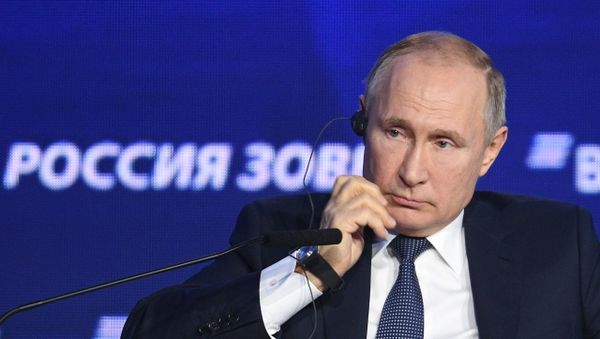 Президент России Владимир Путин, фото из архива - Sputnik Азербайджан