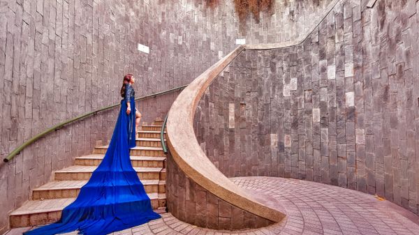 Снимок Lady in Blue фотографа из Сингапура, представленный на фотоконкурсе The World's Best Photos of #Fashion2019  - Sputnik Азербайджан