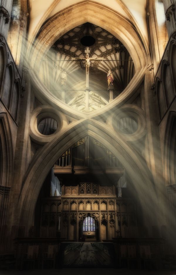 Снимок Wells Cathedral фотографа Alan Baxter, ставший финалистом конкурса Historic Photographer of the Year 2019 - Sputnik Азербайджан