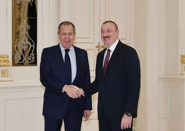 Президент Ильхам Алиев принял Сергея Лаврова - Sputnik Азербайджан