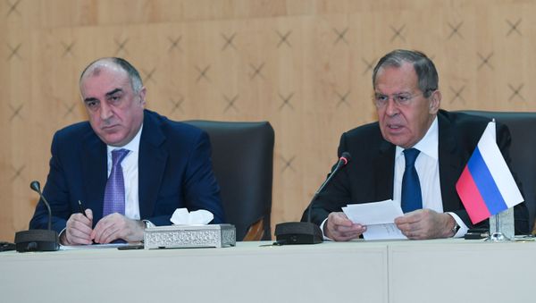 Пресс-конференция Лаврова и Мамедъярова в Баку - Sputnik Азербайджан