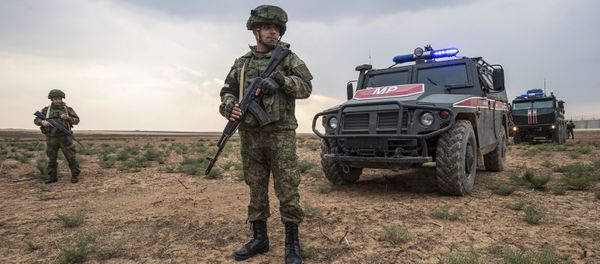 Российские военные в Сирии, фото из архива - Sputnik Азербайджан