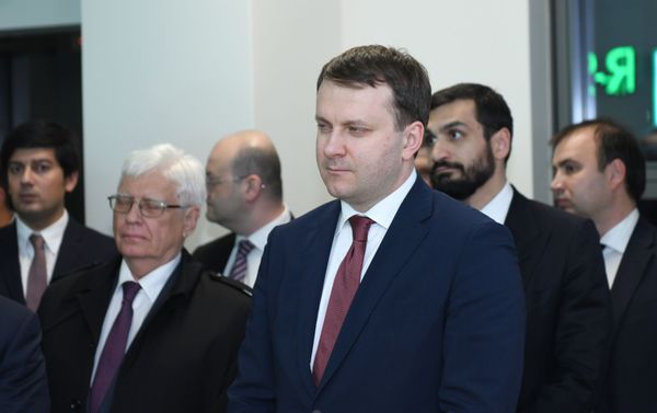 Церемония сдачи в эксплуатацию фармацевтического комплекса R-Pharm на территории Пираллахинского промышленного парка - Sputnik Азербайджан