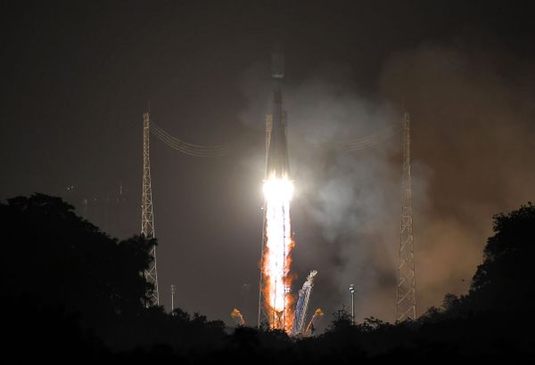 Запуск ракеты Союз-СТ c космодрома Куру - Sputnik Азербайджан