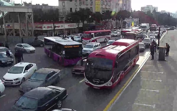 Снимки с камер, установленных на пересечении Московского проспекта и улицы 20 Января - Sputnik Азербайджан