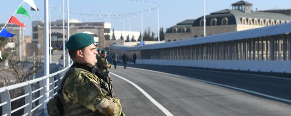 Церемония открытия моста на реке Самур между Азербайджаном и Россией - Sputnik Азербайджан