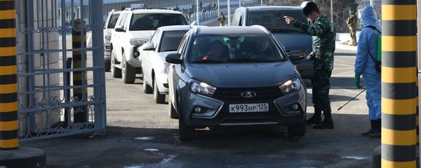 Церемония открытия моста на реке Самур между Азербайджаном и Россией - Sputnik Азербайджан