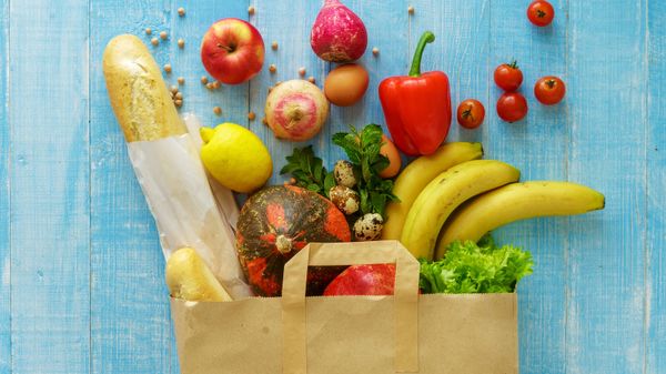 Продуктовая корзина, фото из архива - Sputnik Азербайджан