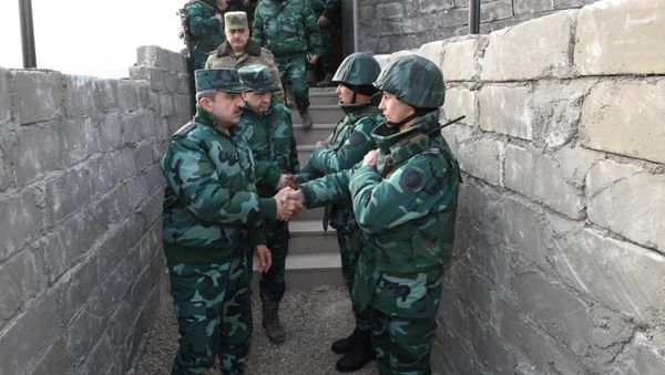 Генерал-полковник Магеррам Алиев совместно с начальником ГПС Азербайджана посетил дивизию - Sputnik Азербайджан