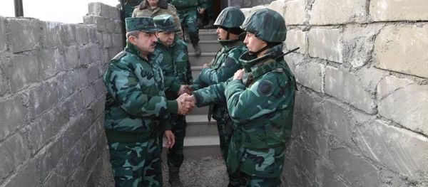 Генерал-полковник Магеррам Алиев совместно с начальником ГПС Азербайджана посетил дивизию - Sputnik Азербайджан