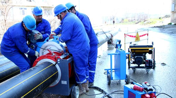 Ремонтная бригада SOCAR, фото из архива - Sputnik Азербайджан