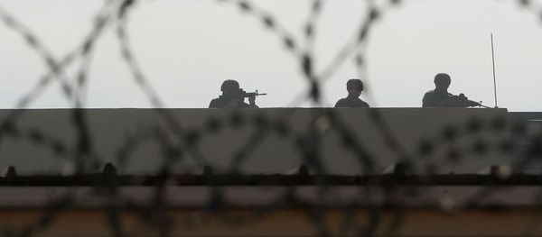 Сотрудники службы безопасности посольства США в Багдаде, фото из архива - Sputnik Азербайджан