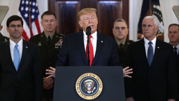 Президент США Дональд Трамп - Sputnik Азербайджан