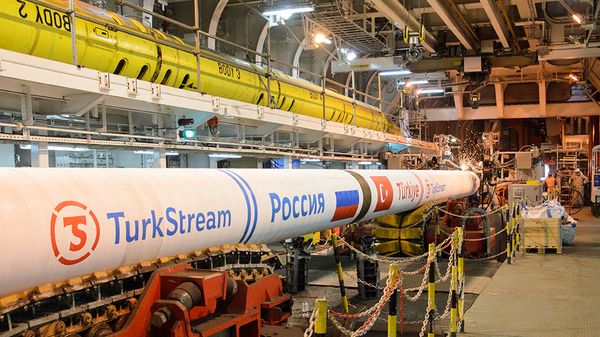 Труба Турецкого потока - Sputnik Азербайджан