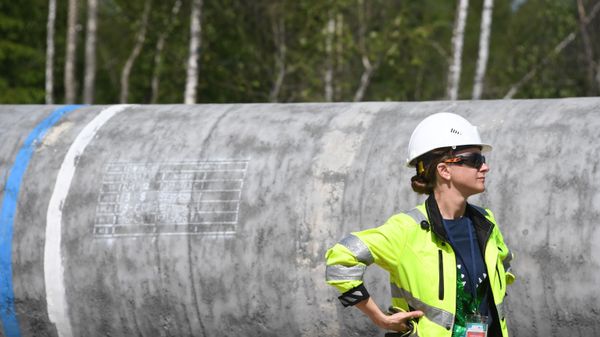 Строительство газопровода Северный поток-2, фото из архива - Sputnik Азербайджан