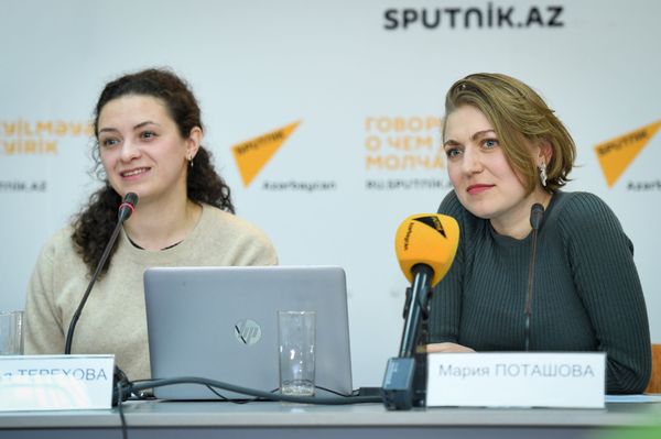 Мастер-класс в рамках проекта Sputnik-Pro в Мультимедийном центре Sputnik Азербайджан - Sputnik Азербайджан