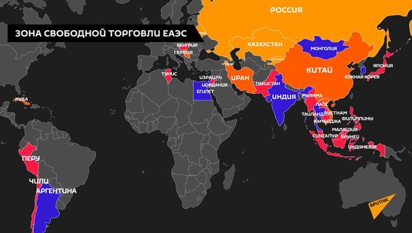 Евразийский экономический союз расширяет зону свободной торговли - Sputnik Азербайджан