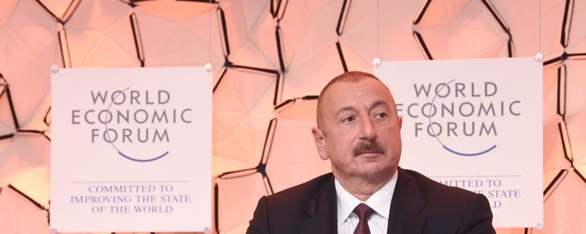 Президент Ильхам Алиев принял участие в панели на тему «Стратегический взгляд: Евразия» Давосского всемирного экономического форума - Sputnik Азербайджан, 1920, 23.01.2020