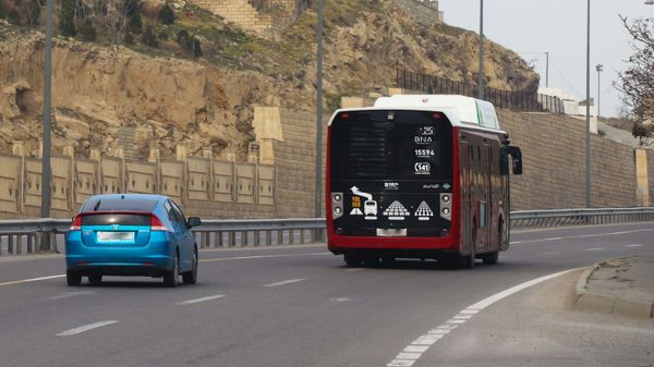 Автобус Bakubus, фото из архива - Sputnik Азербайджан