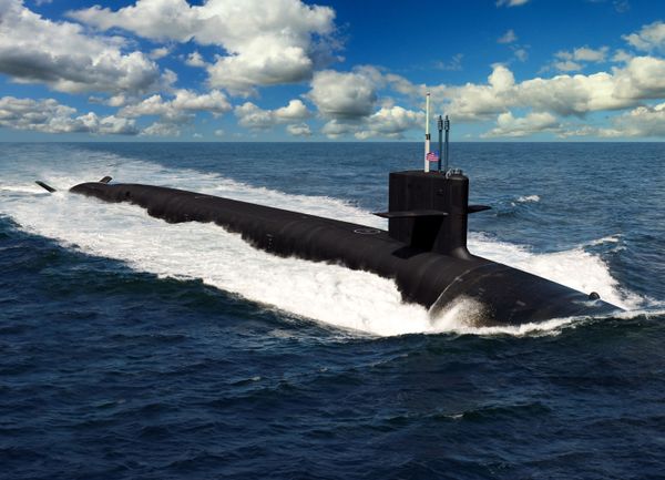 Иллюстрация будущей американской подлодки класса Columbia - Sputnik Азербайджан