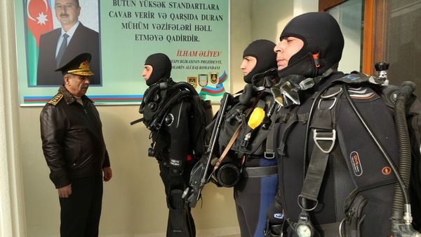 HDQ-nin müasir Dalğıc Təlim Poliqonunun açılışı olub - Sputnik Азербайджан