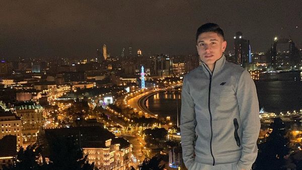 Форвард молодежной сборной Азербайджана по футболу Фарид Набиев, фото из архива - Sputnik Азербайджан