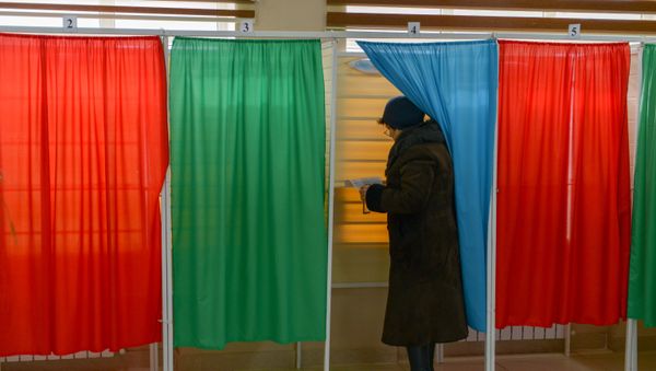 Qazaxda seçici prosesi  - Sputnik Азербайджан