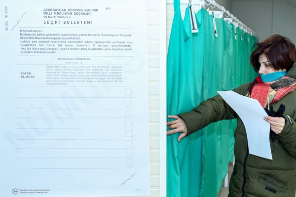 Парламентские выборы в Баку, 9 февраля 2020 года - Sputnik Азербайджан