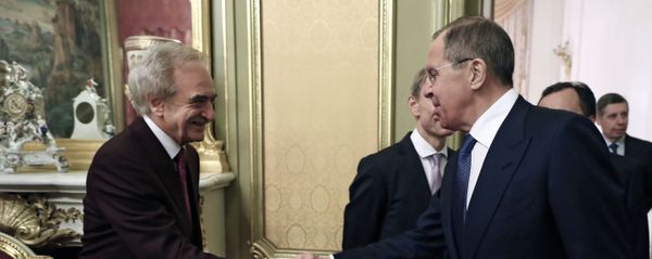 Министр иностранных дел РФ Сергей Лавров и посол Азербайджана в РФ Полад Бюльбюль-оглы - Sputnik Азербайджан