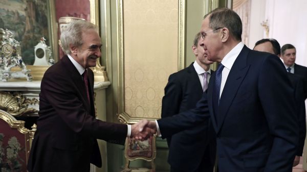 Министр иностранных дел РФ Сергей Лавров и посол Азербайджана в РФ Полад Бюльбюль-оглы - Sputnik Азербайджан