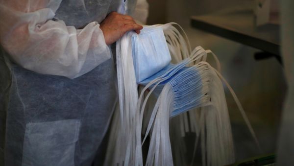 Медицинские маски, фото из архива - Sputnik Азербайджан